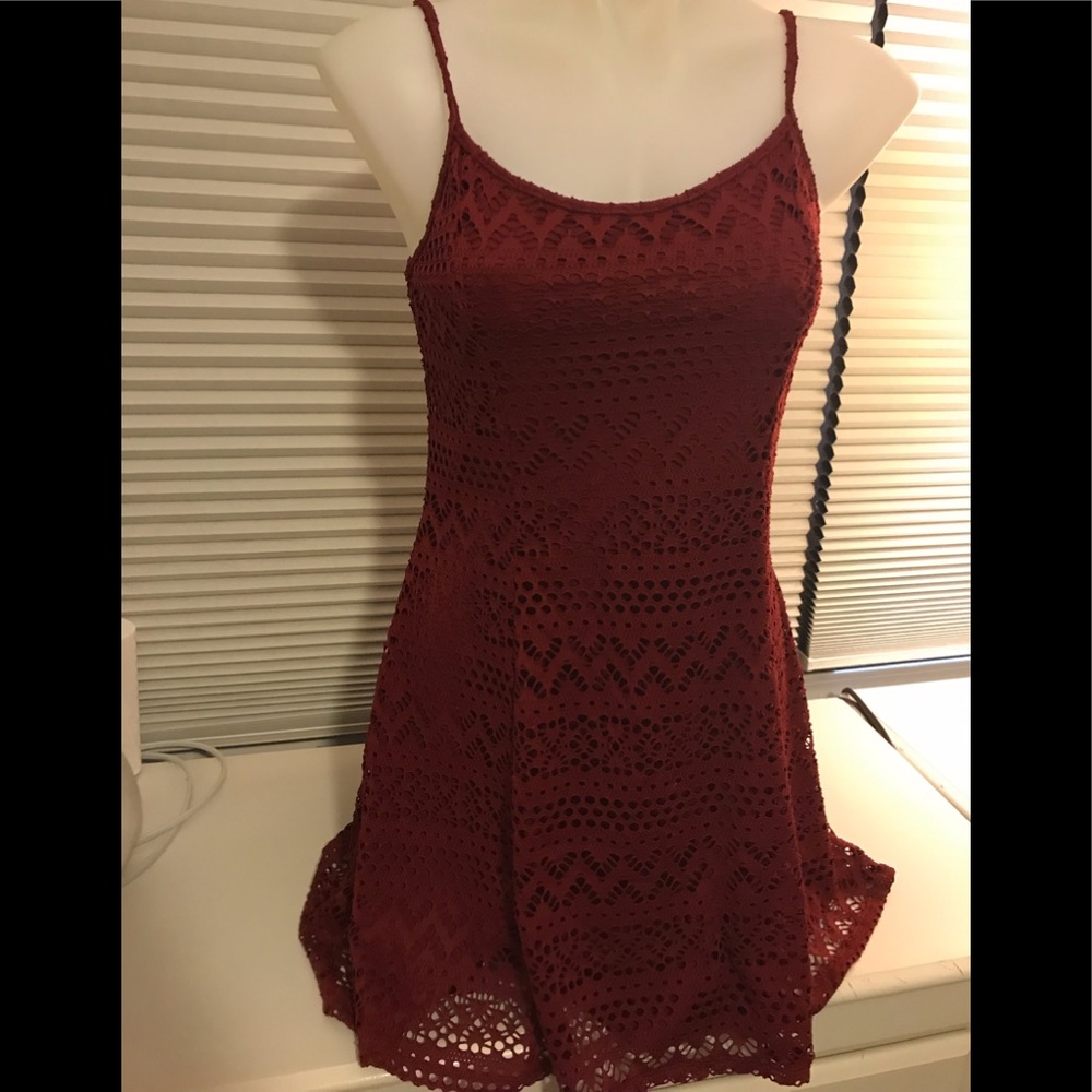 Rue 21 Medium maroon dress